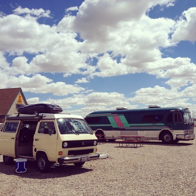 Our bus brother.  Pretty cool…. But doesn't get the westy gas mileage! #frantasticvoyage #vanhana #vanlife